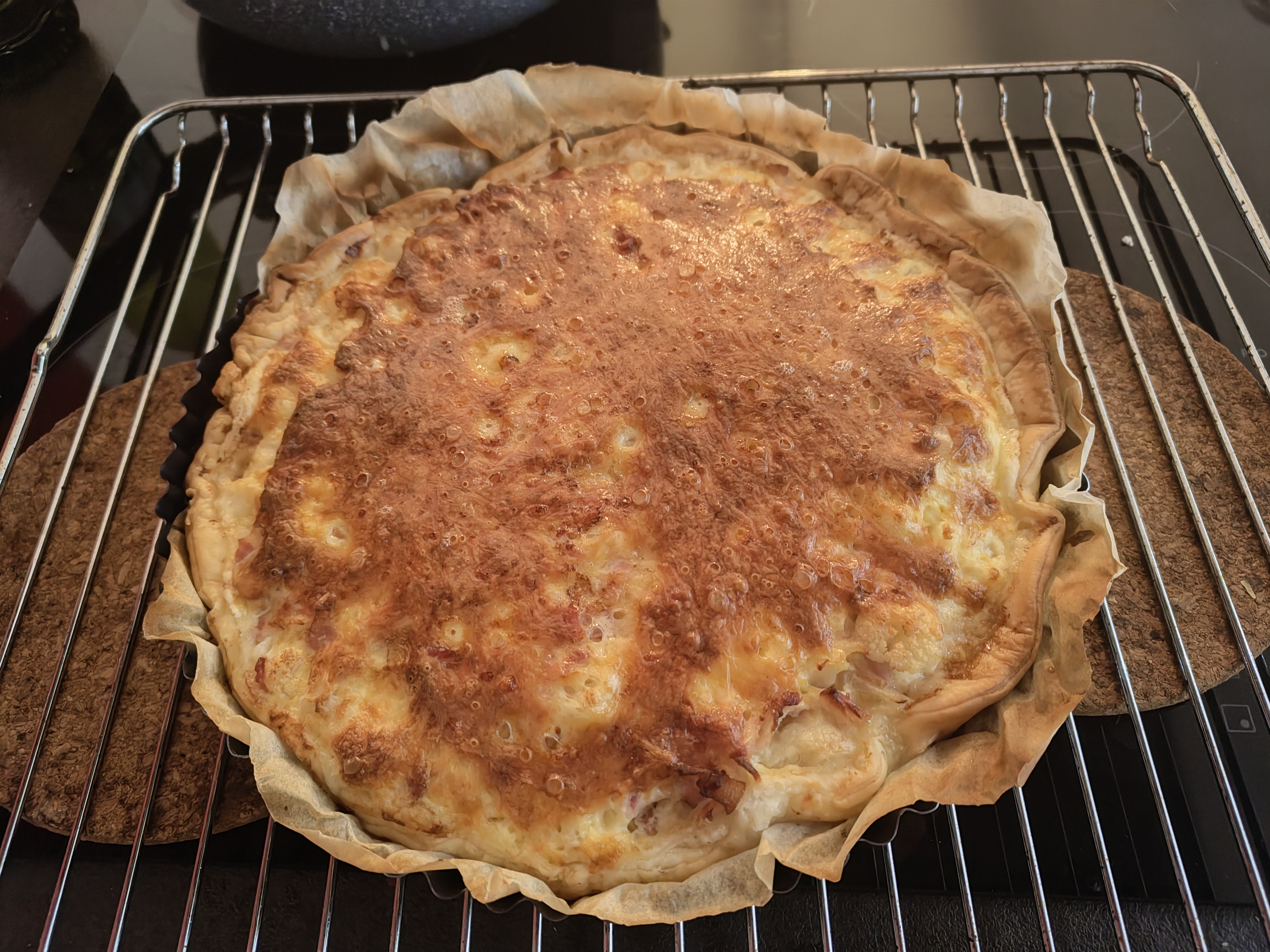 Quiche Lorraine met bloemkool